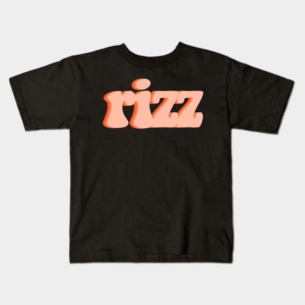 W Rizz Pastel Kids T-Shirt by Daytone